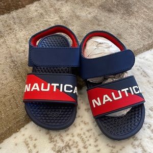 Nautica jersey lined sandals
